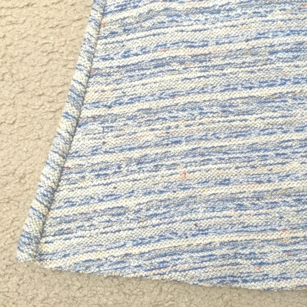 LOFT Striped Tweed Boucle Pocket Flippy Circle Skirt, Size S - Picture 8 of 13